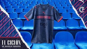 Cerro Porteño presenta su tercera camiseta