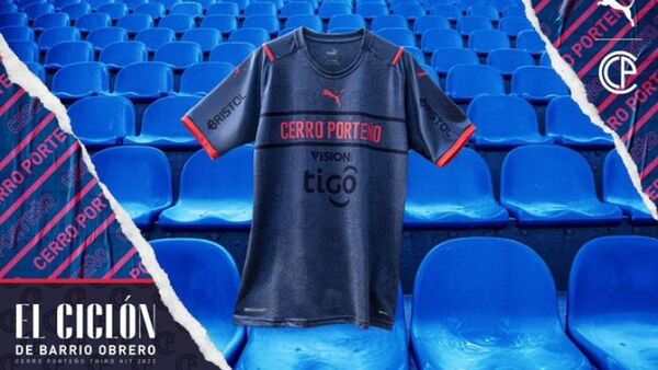 Cerro Porteño presenta su tercera camiseta