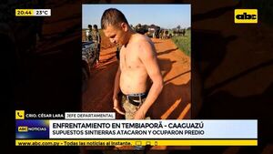 Enfrentamiento en Tembiaporã - Caaguazú - ABC Noticias - ABC Color