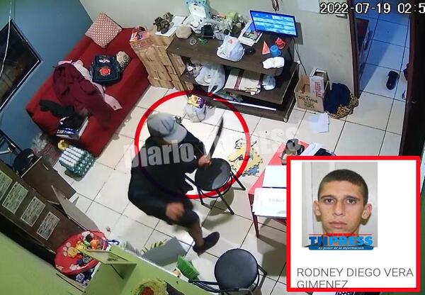 Solitario ladrón con machete en manos ingresa a panadería y hurta dinero y celular – Diario TNPRESS