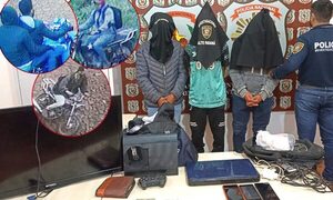 Caen detenidos tres delincuentes y recuperan varios objetos robados – Diario TNPRESS