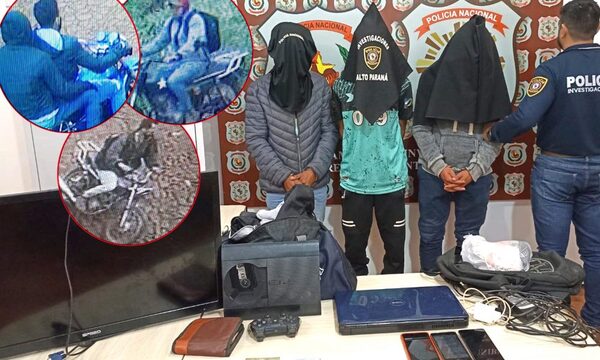Caen detenidos tres delincuentes y recuperan varios objetos robados – Diario TNPRESS