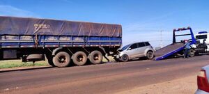 Reportaron accidente de tránsito sobre la Ruta PY 05