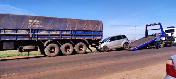 Reportaron accidente de tránsito sobre la Ruta PY 05