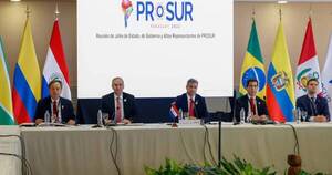 La Nación / Reunión de Prosur: Federico González resaltó las colaboraciones del bloque para la seguridad regional