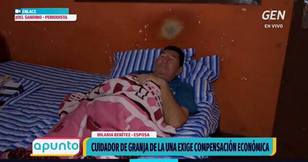 La Nación / Cuidador de la granja de la UNA exige una compensación económica tras accidente laboral en 2018