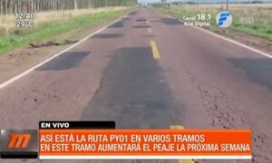 ¡Lamentable! Así está la ruta PY01 en varios tramos | Telefuturo