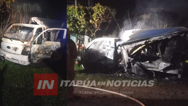 CAMIÓN FRIGORÍFICO ESTACIONADO SE INCENDIÓ FORTUITAMENTE
