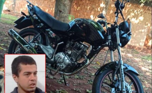 Policía entregó a su hijastro que habría robado una moto el martes
