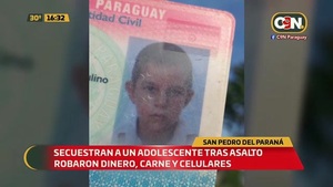 San Pedro: Secuestran a un adolescente tras asalto - C9N