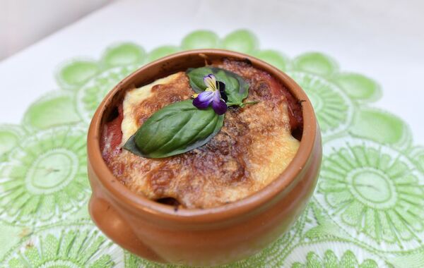 Lasagna de berenjena y tofu