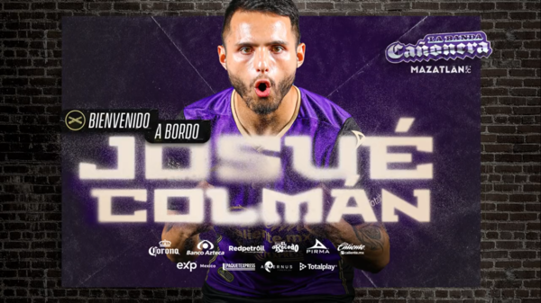 Josué Colmán ya fue presentado en su nuevo equipo