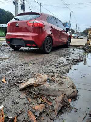 Serios cuestionamientos sobre las obras de pavimento y badén de hormigón armado en el cruce San José y Chóferes del Chaco - San Lorenzo Hoy
