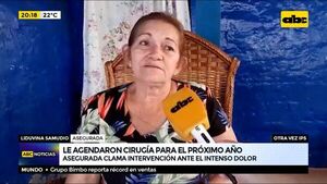 Asegurada clama intervención ante el intenso dolor - ABC Noticias - ABC Color