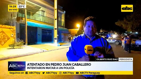 Intentaron matar a un policía en Pedro Juan Caballero - ABC Noticias - ABC Color