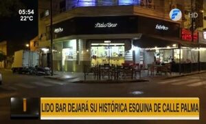 Lido Bar deja su histórica esquina sobre calle Palma | Telefuturo