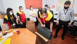 Justicia Electoral alista máquinas de votación que se utilizarán en España - .::Agencia IP::.