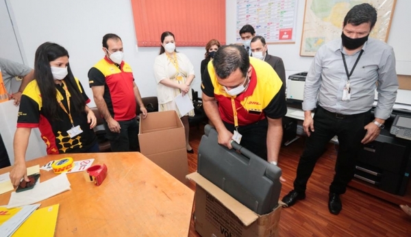 Justicia Electoral alista máquinas de votación que se utilizarán en España - .::Agencia IP::.
