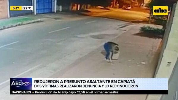 Redujeron a presunto asaltante en Capiatá - ABC Noticias - ABC Color