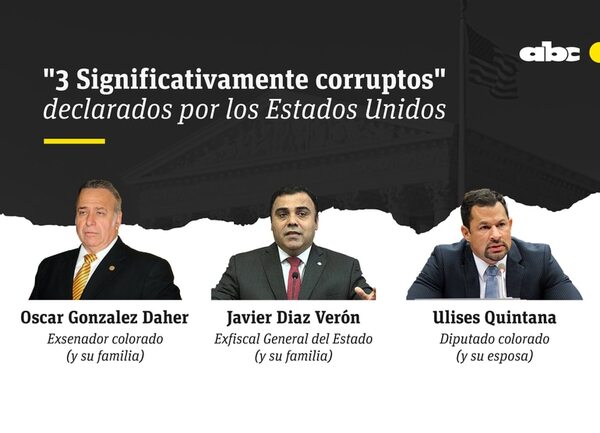 Los primeros “significativamente corruptos” para EE.UU. en Paraguay - Nacionales - ABC Color