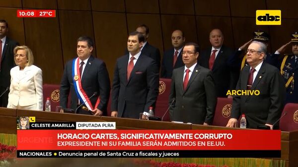 Habla la diputada Celeste Amarilla sobre el caso Horacio Cartes. - ABC Noticias - ABC Color