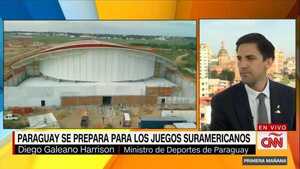 Cadena CNN destaca preparativos para los Juegos Odesur en Asunción - .::Agencia IP::.