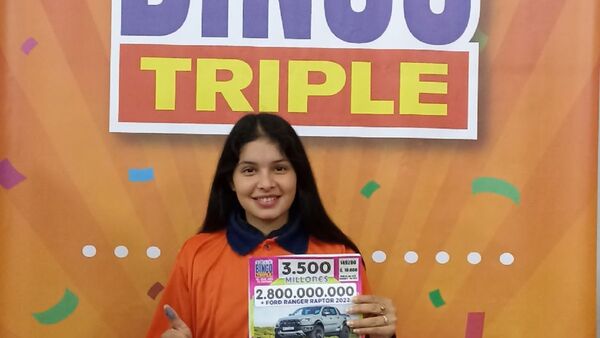 Con solo 18 años se llevó el pozo de G. 2.800 millones del Telebingo Triple