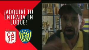 Chompi promociona el juego entre Luqueño y 3 de Febrero