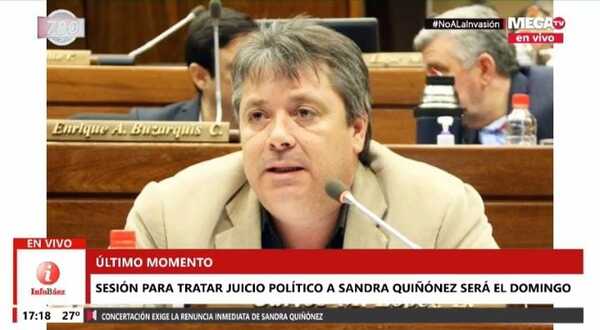 Sesión extra para tratar juicio político a FGE será el domingo a las 9:30 horas - Megacadena — Últimas Noticias de Paraguay