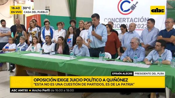 Oposición exige juicio político a Sandra Quiñónez - ABC Noticias - ABC Color