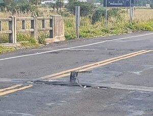 Puente Hú de la ruta PY01, con grietas y peligroso desprendimiento de hierros - Nacionales - ABC Color
