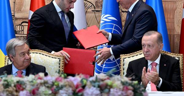 La Nación / Ucrania y Rusia llegan a un acuerdo para la exportación de granos