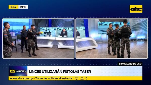 Linces utilizarán pistolas “Taser” - ABC Noticias - ABC Color