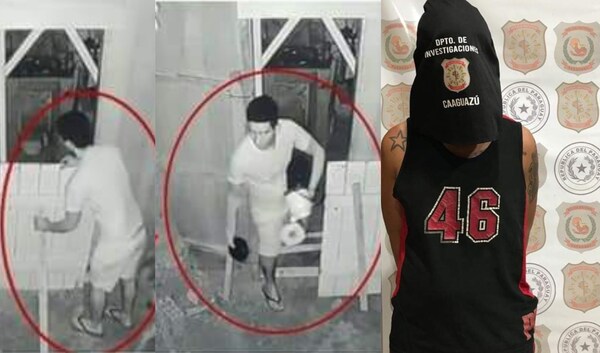 Joven con frondosos antecedentes fue detenido tras robar en Coronel Oviedo - Noticiero Paraguay