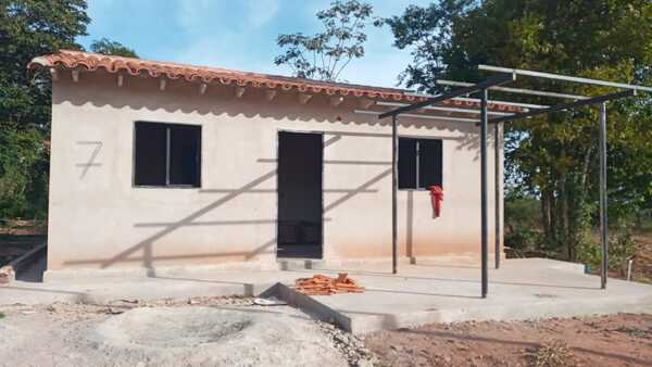 Unas 93 viviendas sociales construidas en Canindeyú registran 80% de avance - .::Agencia IP::.