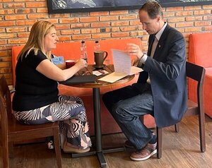 Fiscal General se reunió con alto funcionario de la Embajada de EE.UU. - El Trueno