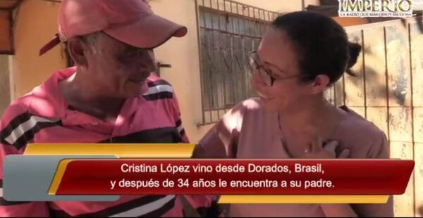 Final feliz: Mujer de 34 años logró ubicar y conocer a su padre - Radio Imperio