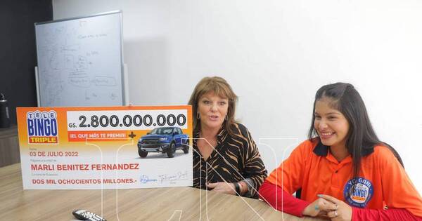 La Nación / Ganadora de Telebingo sueña con ser periodista deportiva