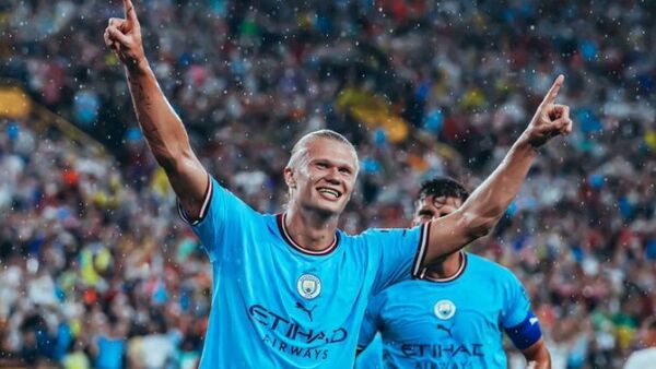Erling Haaland debuta con gol y victoria en el City