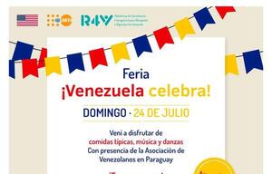 Comunidad venezolana invita a feria gastronómica en Asunción
