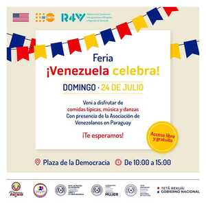 Invitan hoy a feria "Venezuela celebra" en la Plaza de la Democracia