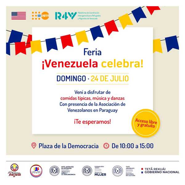 Invitan hoy a feria "Venezuela celebra" en la Plaza de la Democracia