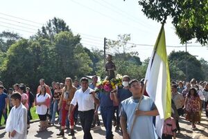 Recuerdan a su santo patrono en Yabebyry - Nacionales - ABC Color