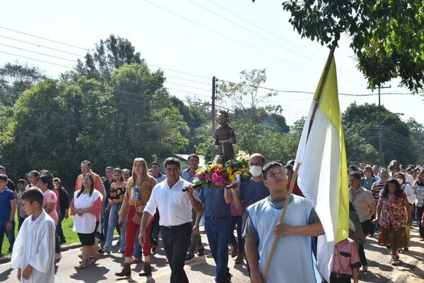 Recuerdan a su santo patrono en Yabebyry   - Nacionales - ABC Color