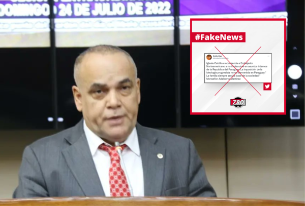 Fake news de "Bachi": Iglesia Católica desmiente al diputado sobre supuestos dichos de Adalberto Martínez - Megacadena — Últimas Noticias de Paraguay