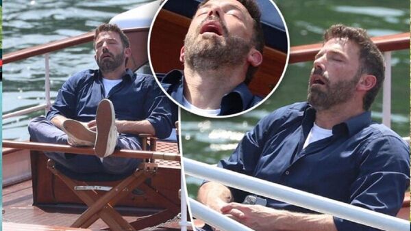 Ben Affleck oke mano en su luna de miel