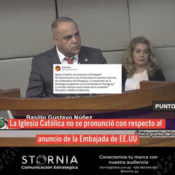 La Iglesia Católica no se pronunció con respecto al anuncio de la Embajada de EEUU