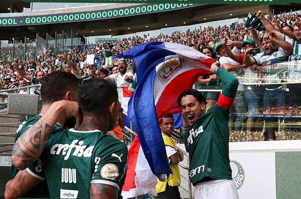 Gustavo Gómez refuerza el liderato de Palmeiras con otro gol en la Serie A