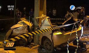 Violento accidente de tránsito dejó dos fallecidos en Limpio | Telefuturo