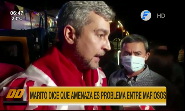 Marito dice que ''amenaza es problema entre mafiosos'' | Telefuturo
